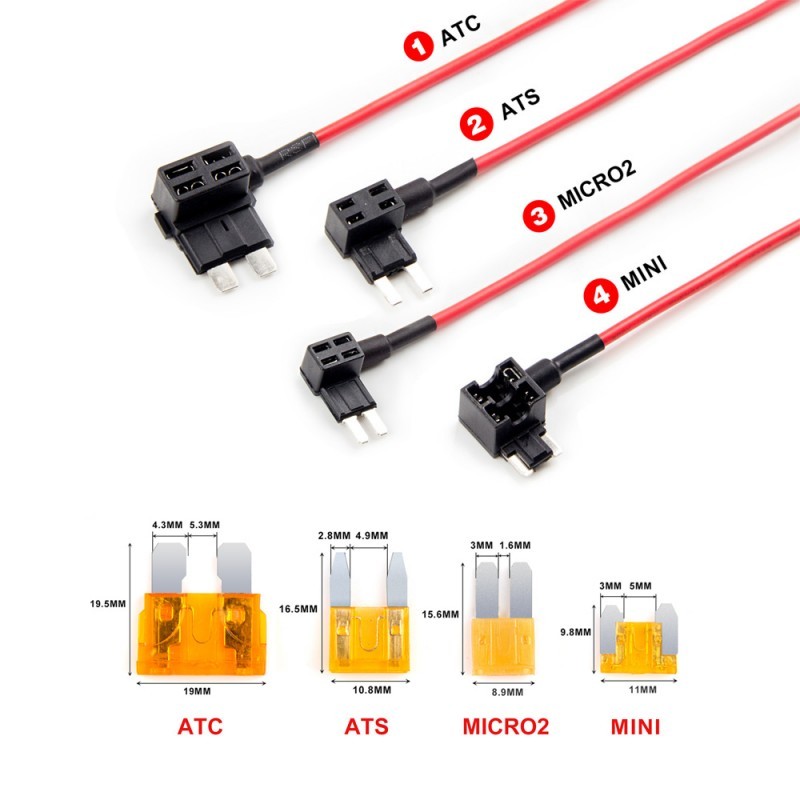 VIOFO RubaCorrente fusibili KIT da 4